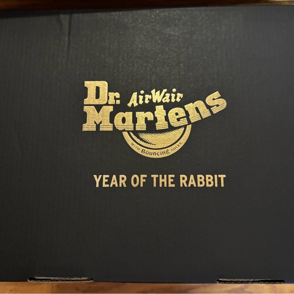 Dr. Martens Lunar New Year Black and Red 1461 Oxfords (Year of the Rabbit) main image 4